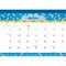 Busy Bees | 2027 14 x 10 Inch 18 Months Monthly Desk Pad Calendar | July 2026 - December 2027 | Sticker Sheet | Plato | Planning Stationery